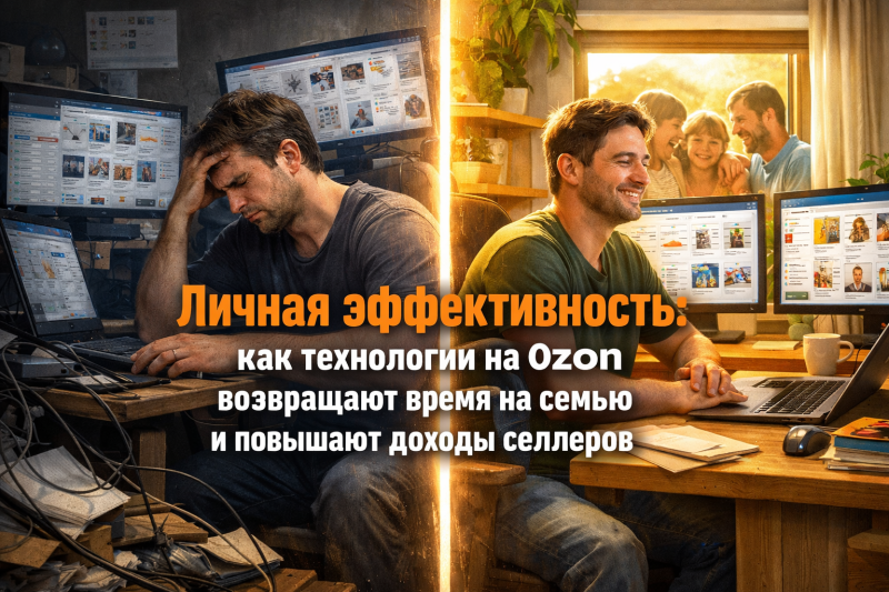Личная эффективность: как технологии на озон возвращают время на семью и повышают доходы селлеров
