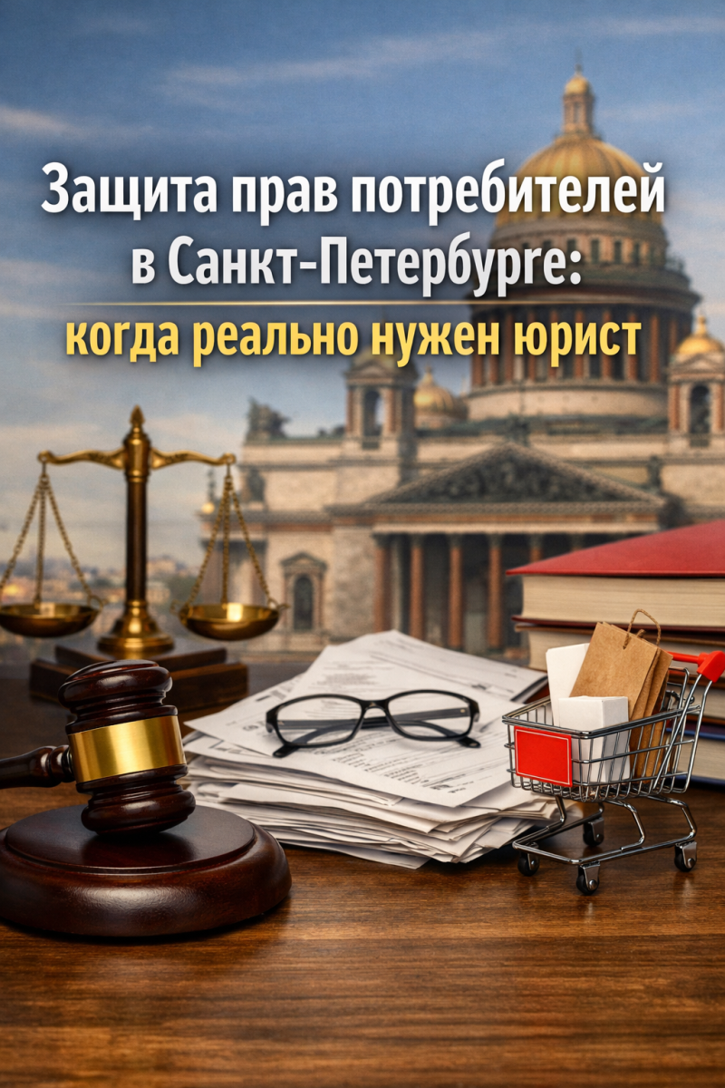 Защита прав потребителей в Санкт‑Петербурге: когда реально нужен юрист