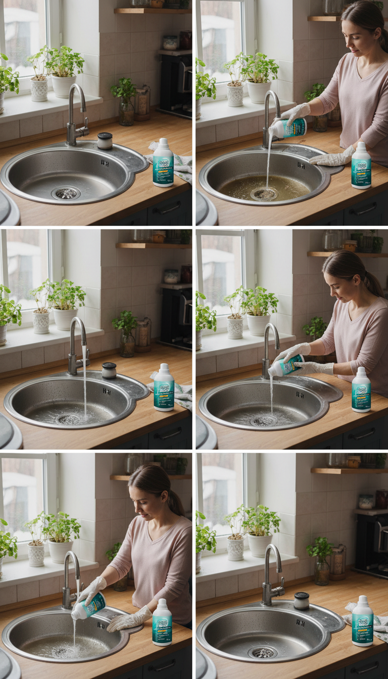 Засор в кухне от жира? Пошаговый алгоритм с SynerBraun Pro и без паники