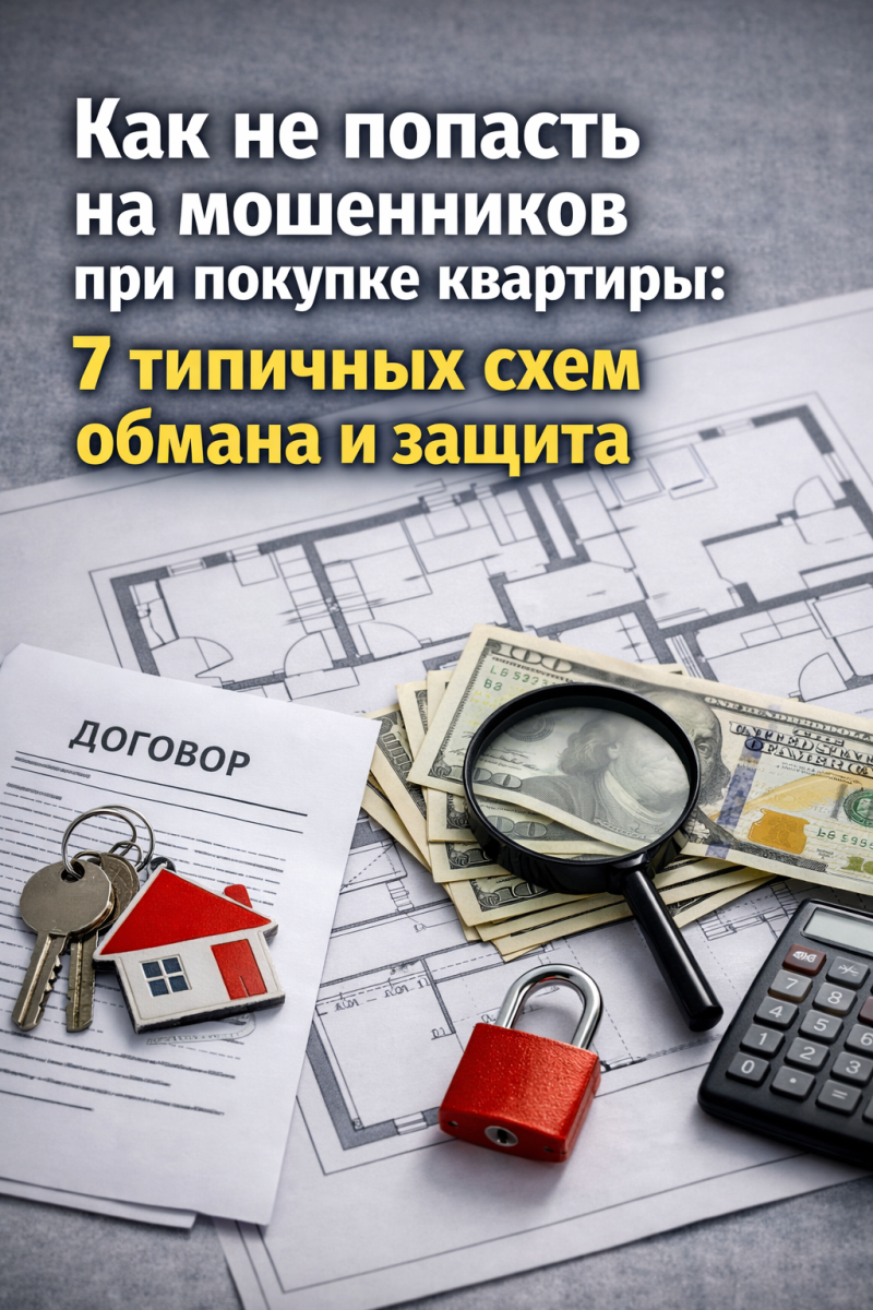 Как не попасть на мошенников при покупке квартиры: 7 типичных схем обмана и защита