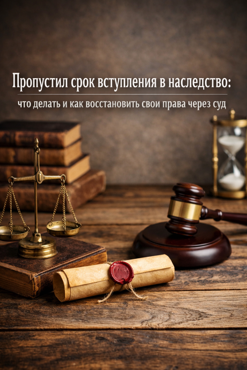 Пропустил срок вступления в наследство: что делать и как восстановить свои права через суд