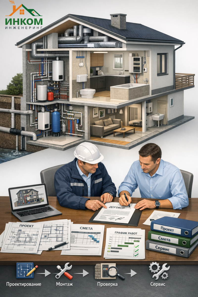 Что должно быть в договоре на монтаж инженерных систем