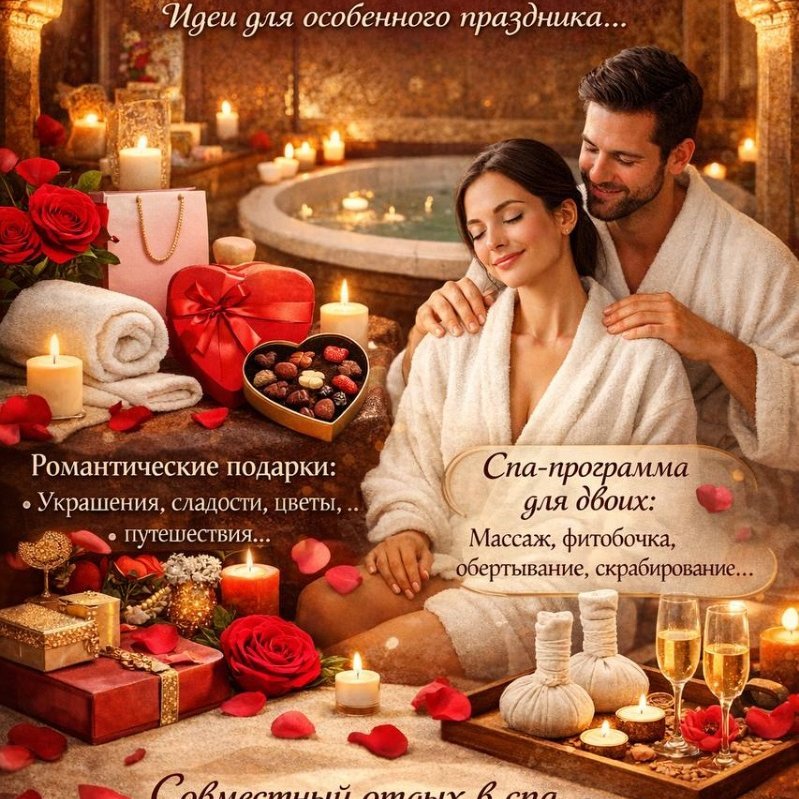 14 февраля!! Подари себе наслаждение и релакс 