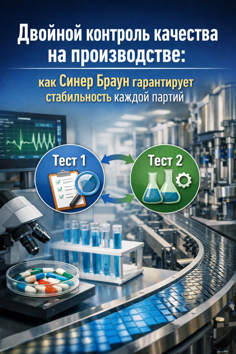 Двойной контроль качества на производстве: как Синер Браун гарантирует стабильность каждой партии