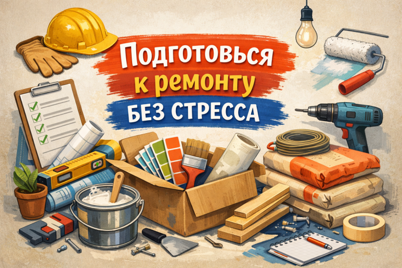 Как подготовиться к ремонту: чек-лист для новичков