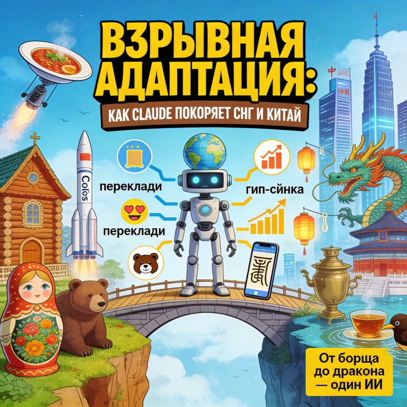 Мультиязычность: как Claude адаптирует видео под рынки СНГ и Китая