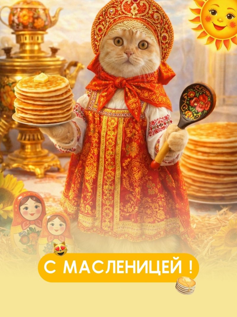 «ЗВЕРАSHА» поздравляет с Масленицей!