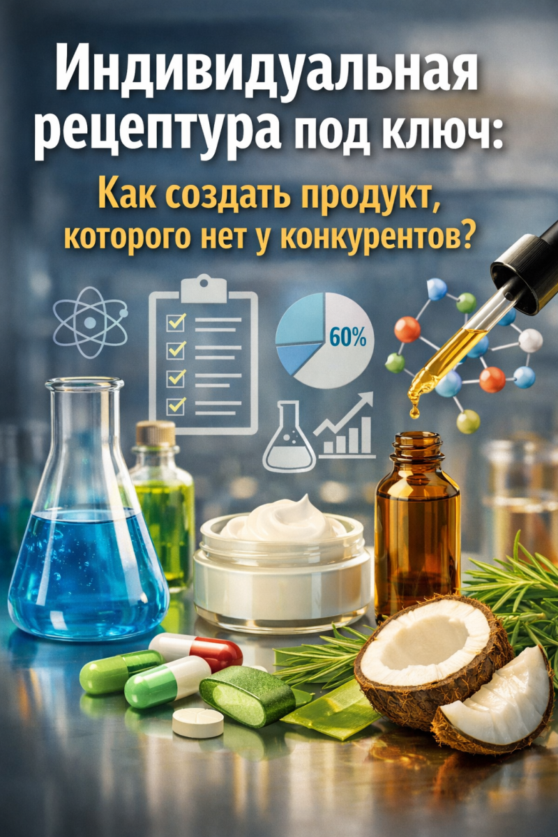 Индивидуальная рецептура под ключ: Как создать продукт, которого нет у конкурентов?