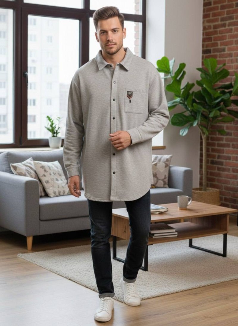 Тёплая, модная и стильная рубашка для мужчин от Абаканского трикотажа