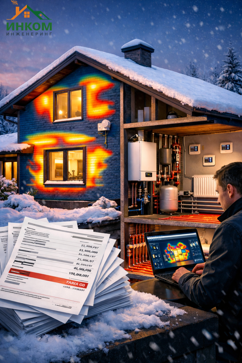 Огромные счета за отопление: 12 причин и решения 2025