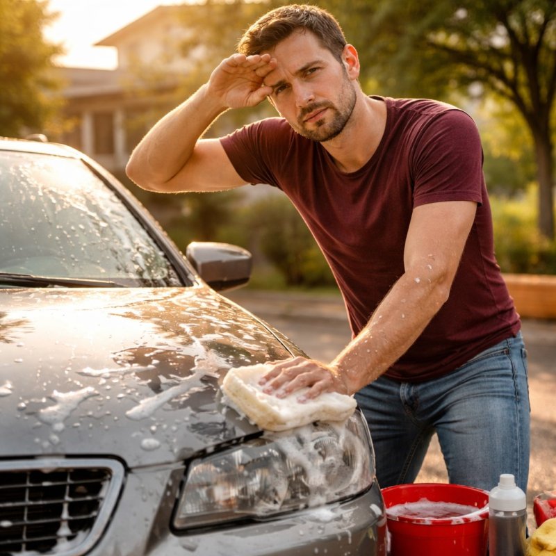 Ты всё ещё моешь машину сам? Пора задуматься!