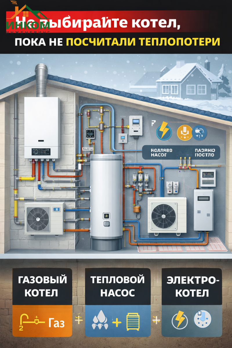 Газовый котел vs тепловой насос vs электрокотел: что выбрать в 2025