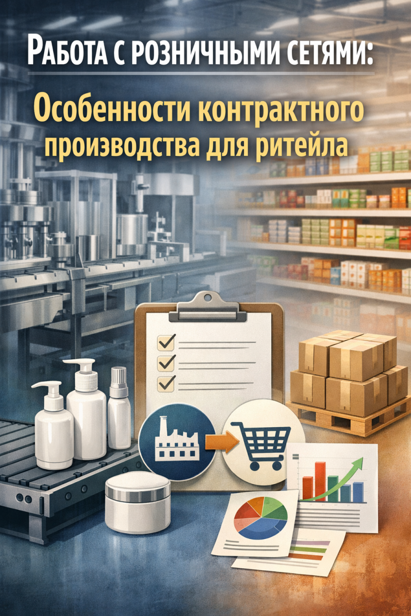 Работа с розничными сетями: Особенности контрактного производства для ритейла