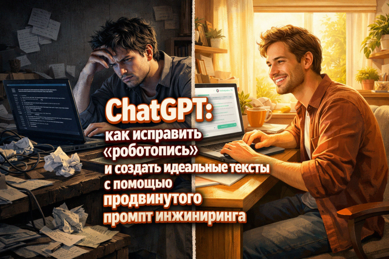 ChatGPT: как исправить «роботопись» и создать идеальные тексты с помощью продвинутого промпт инжиниринга