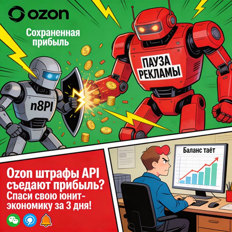 Ozon штрафы API —  пауза рекламы 