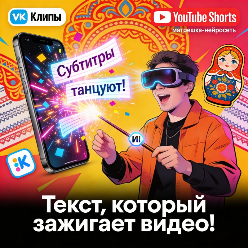 Динамические подписи: как ИИ делает субтитры частью дизайна