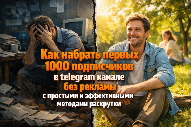 Как набрать первых 1000 подписчиков в telegram канале без рекламы с простыми и эффективными методами раскрутки