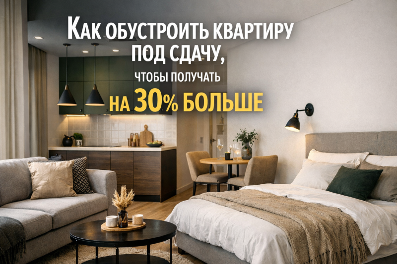 Как обустроить квартиру под сдачу, чтобы получать на 30% больше
