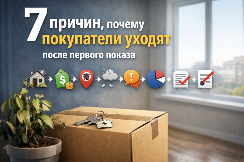 7 причин, почему покупатели уходят после первого показа