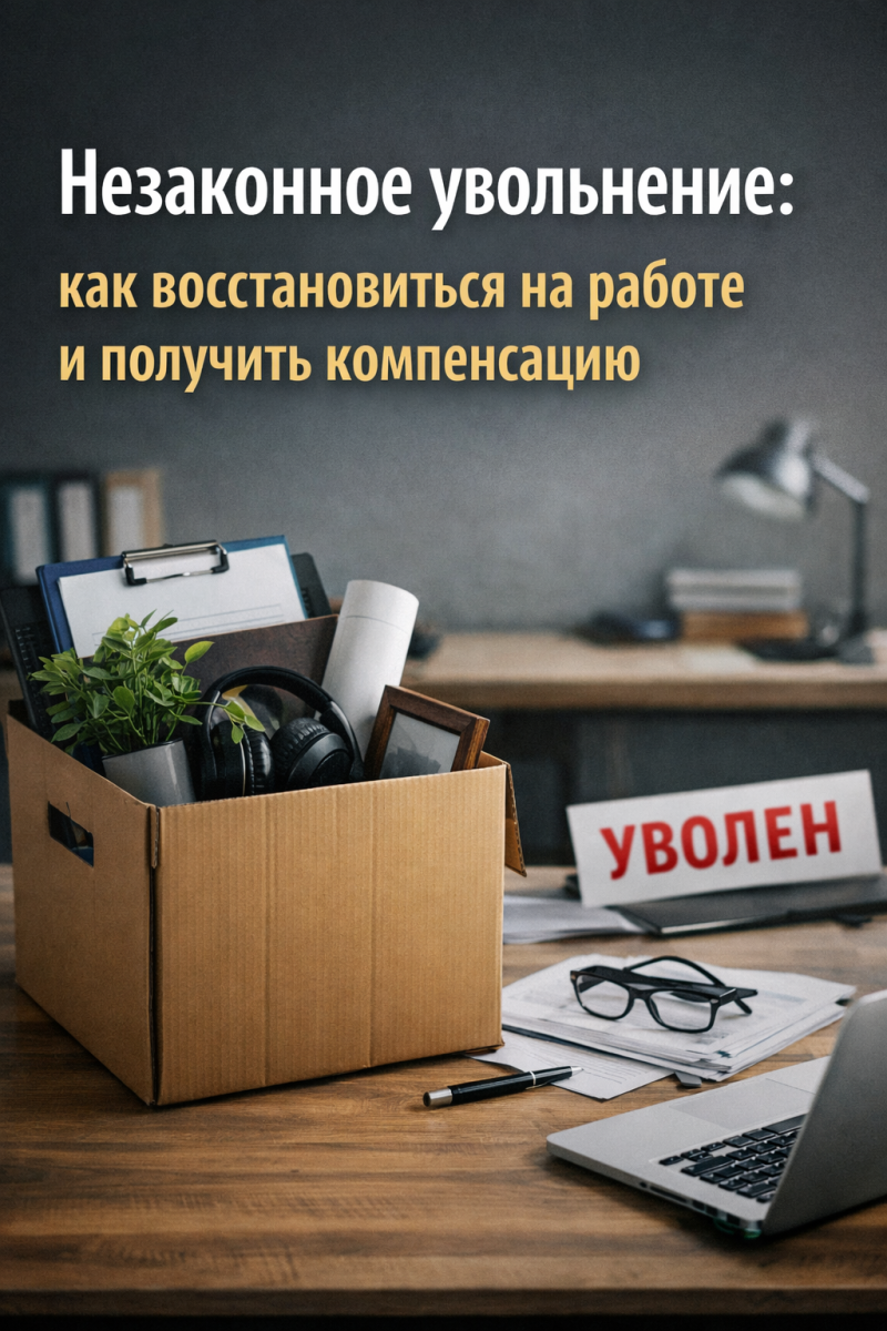 Незаконное увольнение: как восстановиться на работе и получить компенсацию