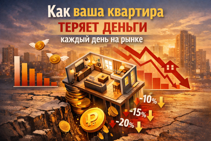 Как ваша квартира теряет деньги каждый день на рынке
