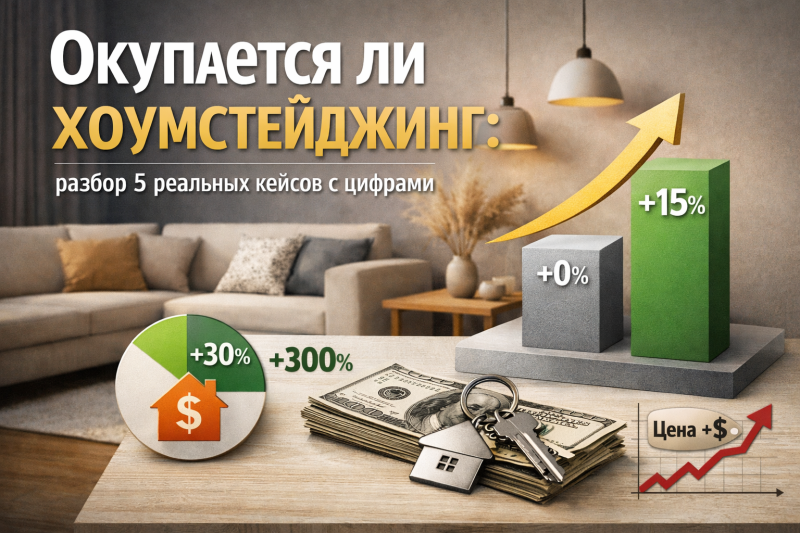 Окупается ли хоумстейджинг: разбор 5 реальных кейсов с цифрами