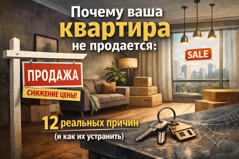 Почему ваша квартира не продается: 12 реальных причин (и как их устранить)