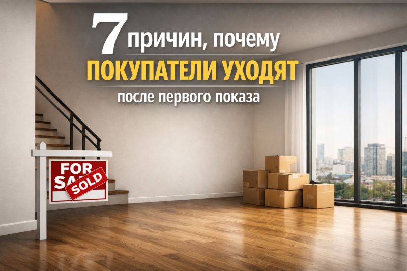 7 причин, почему покупатели уходят после первого показа