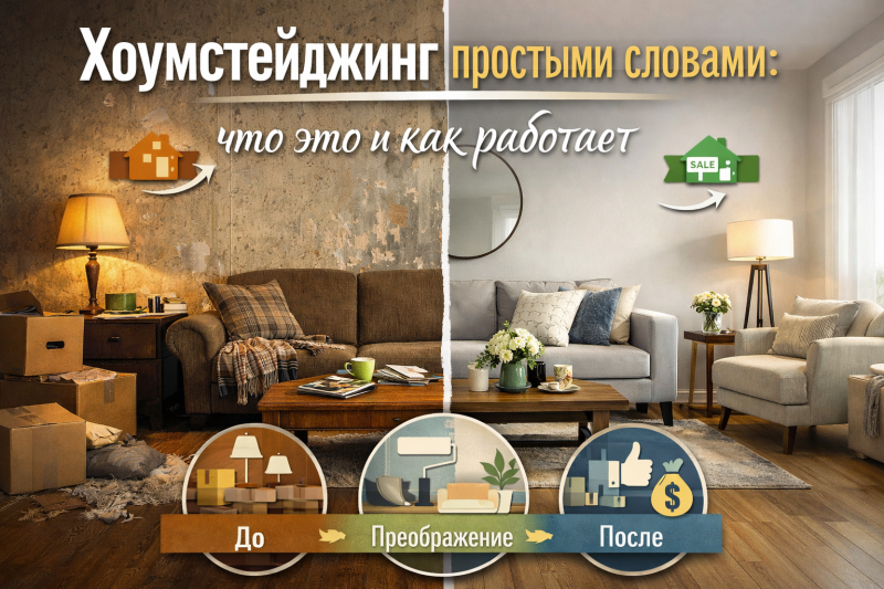 Хоумстейджинг простыми словами: что это и как работает