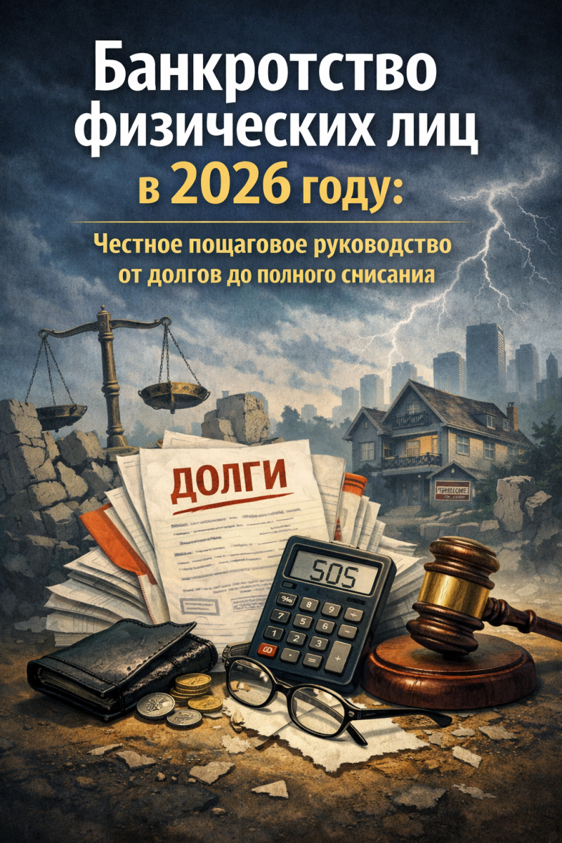 Банкротство физических лиц в 2026 году: честное пошаговое руководство от долгов до полного списания