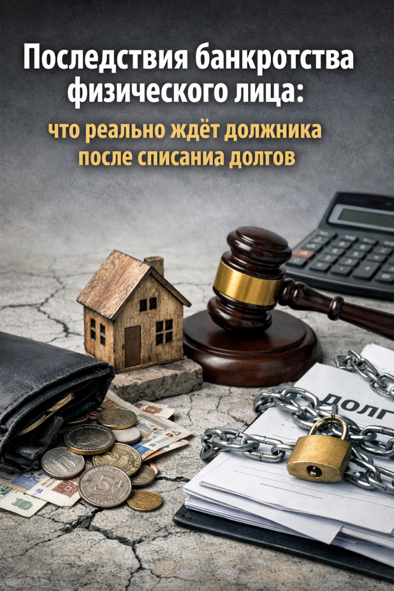 Последствия банкротства физического лица: что реально ждёт должника после списания долгов