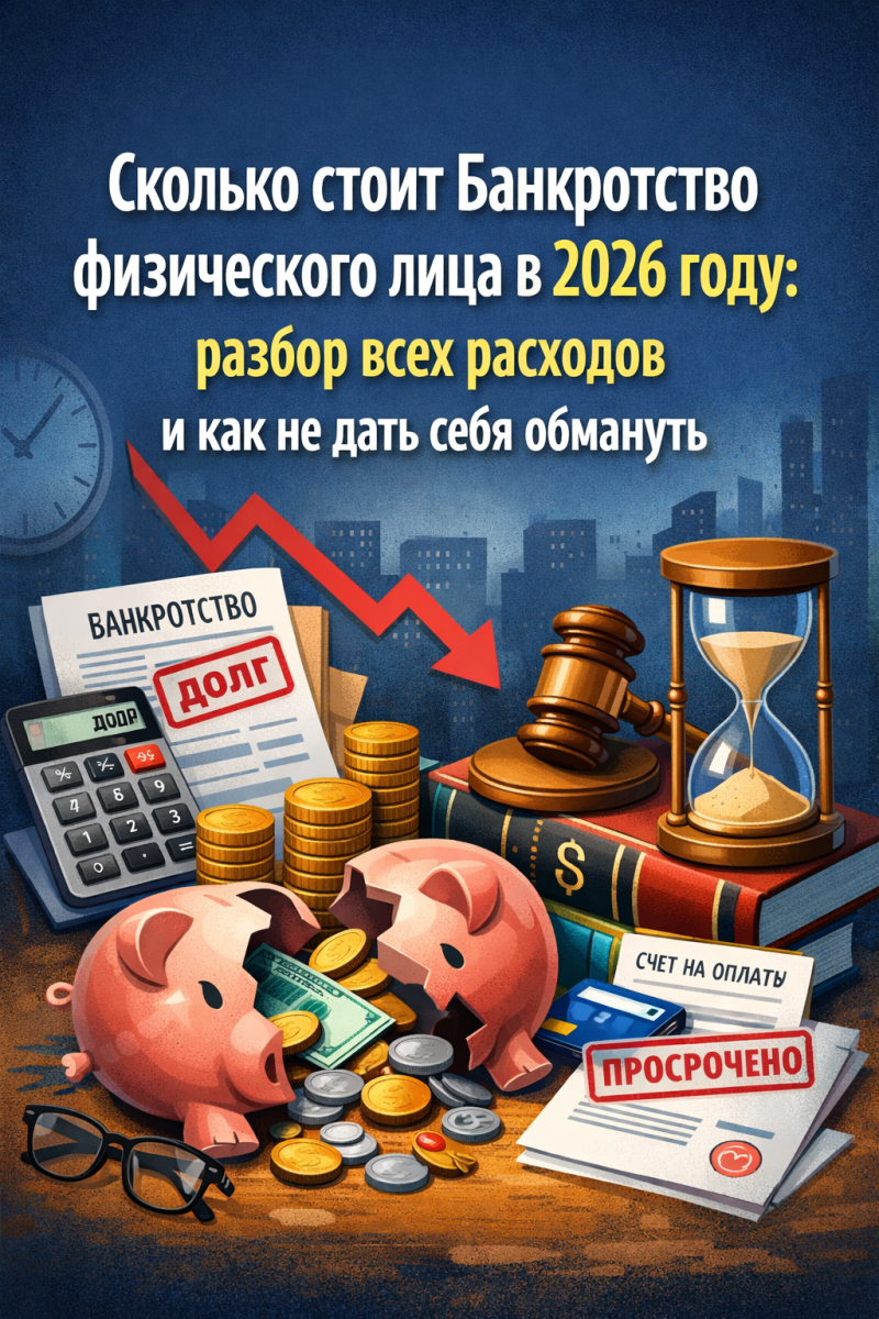 Сколько стоит банкротство физического лица в 2026 году: разбор всех расходов и как не дать себя обмануть