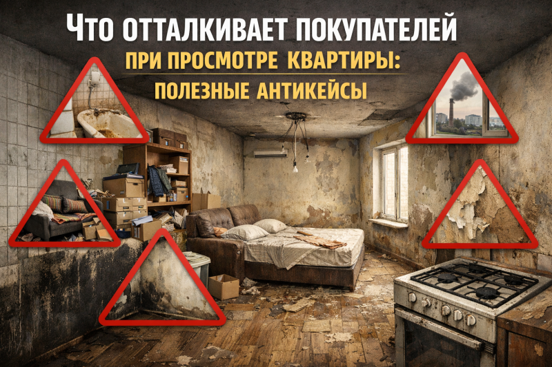 Что отталкивает покупателей при просмотре квартиры: полезные антикейсы