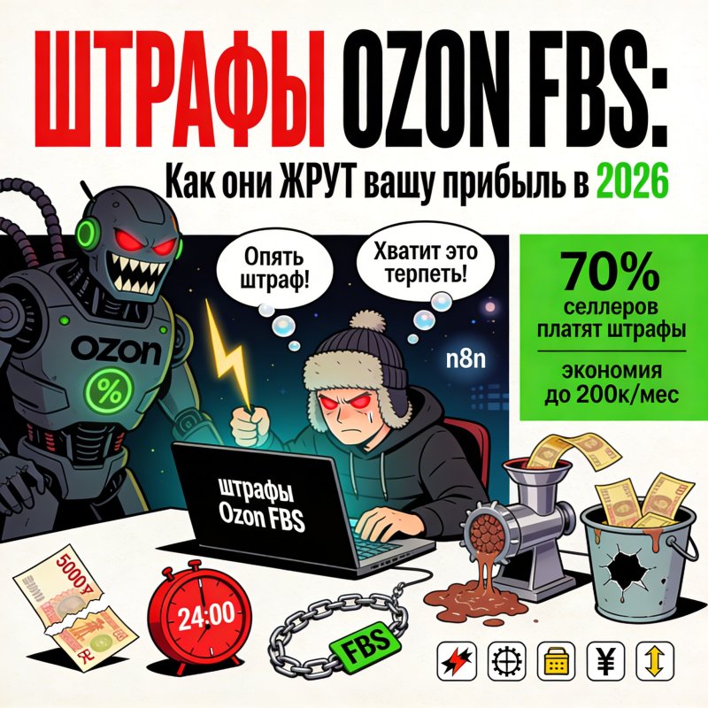 Штрафы Ozon FBS — полный разбор