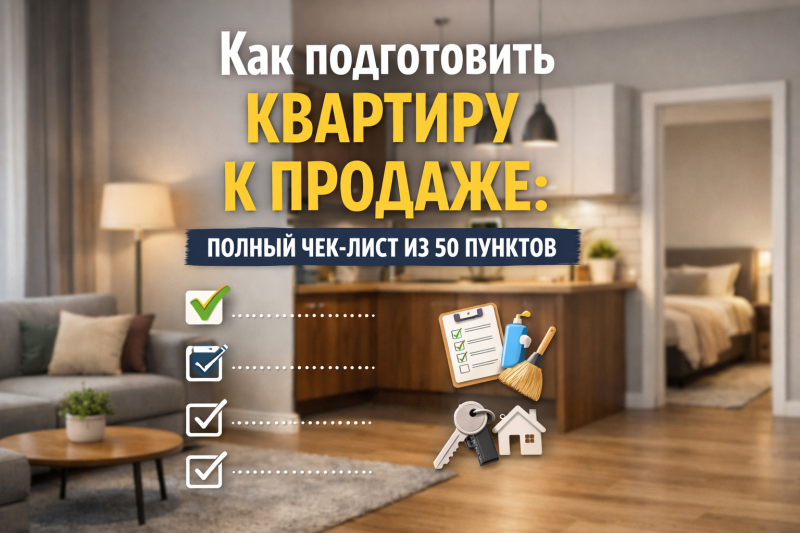 Как подготовить квартиру к продаже: полный чек-лист из 50 пунктов