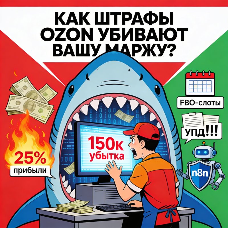Как штрафы убивают прибыль Ozon 2026