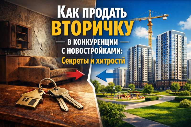 Как продать вторичку в конкуренции с новостройками: секреты и хитрости