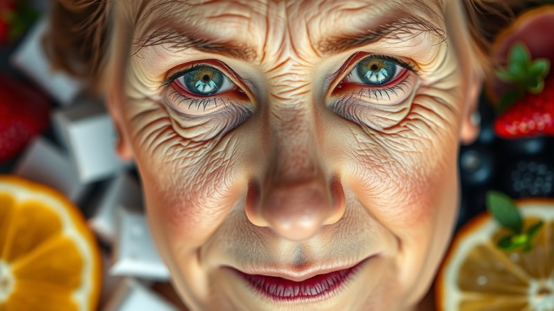 Гликация кожи: как сахар разрушает эластичность и упругость, вызывая морщины и преждевременное старение!