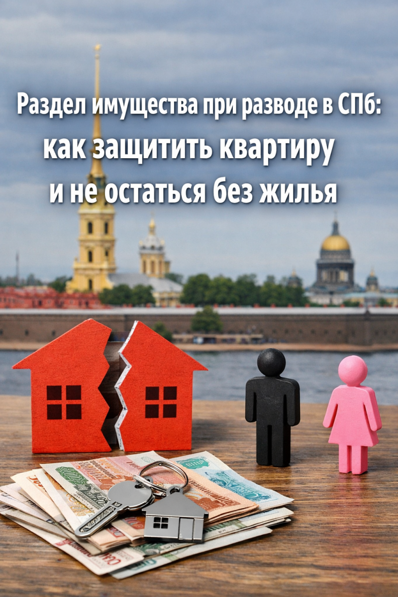 Раздел имущества при разводе в СПб: как защитить квартиру и не остаться без жилья