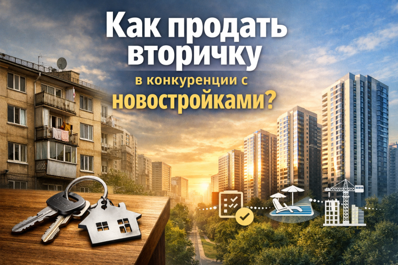 Как продать вторичку в конкуренции с новостройками?