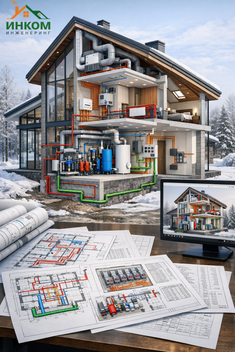 Зачем нужен проект инженерных систем для загородного дома