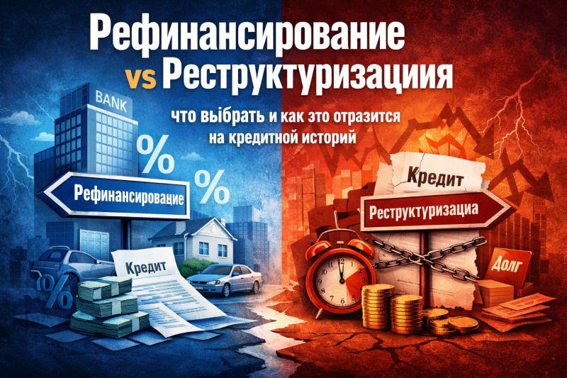 Рефинансирование vs Реструктуризация: что выбрать и как это отразится на кредитной истории
