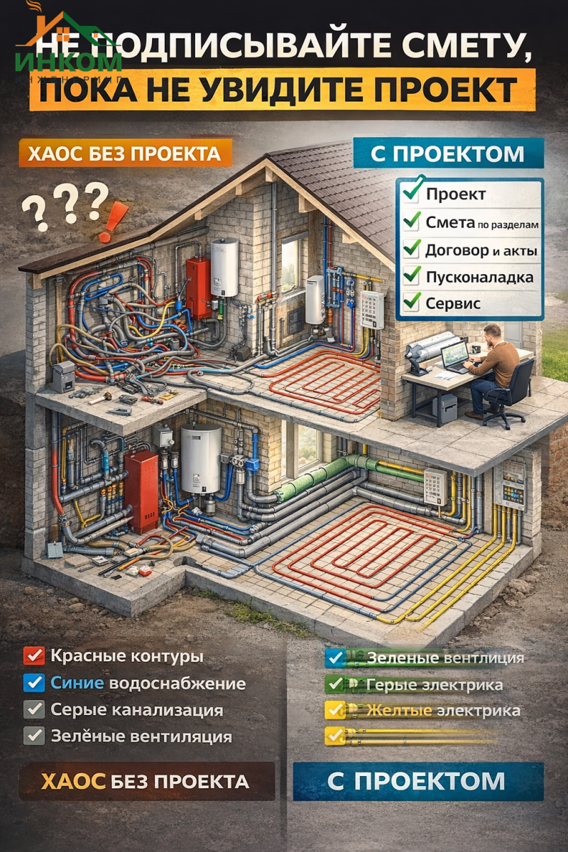 Как выбрать подрядчика для инженерных систем: инструкция