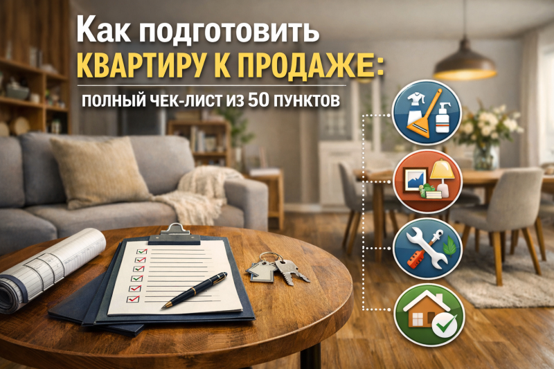 Как подготовить квартиру к продаже: полный чек-лист из 50 пунктов