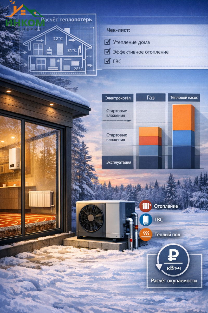 Тепловой насос для частного дома: плюсы, минусы и расчет окупаемости