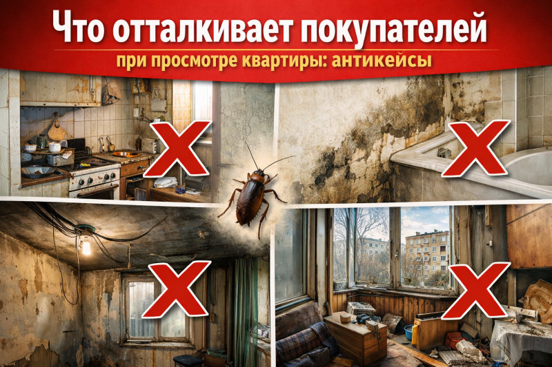 Что отталкивает покупателей при просмотре квартиры: антикейсы