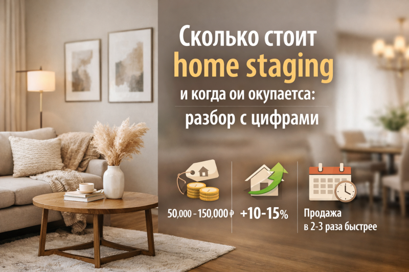 Сколько стоит home staging и когда он окупается: разбор с цифрами