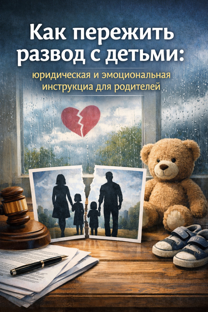Как пережить развод с детьми: юридическая и эмоциональная инструкция для родителей