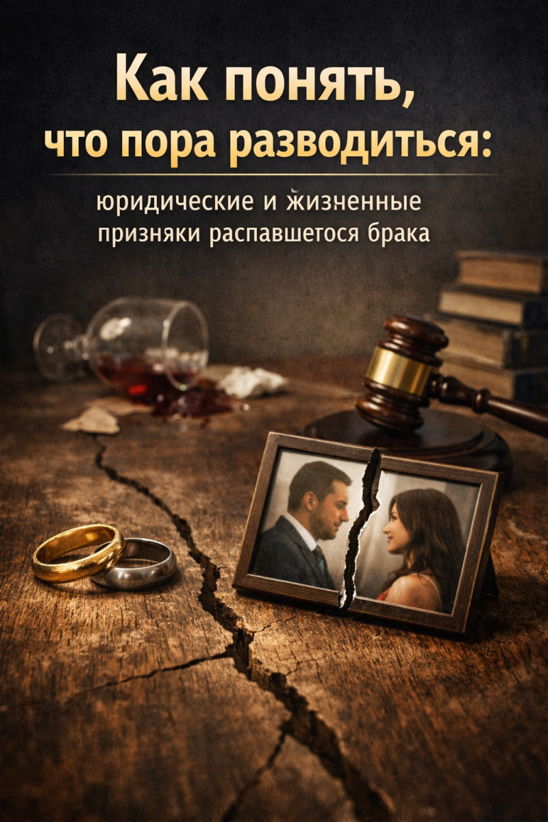 Как понять, что пора разводиться: юридические и жизненные признаки распавшегося брака