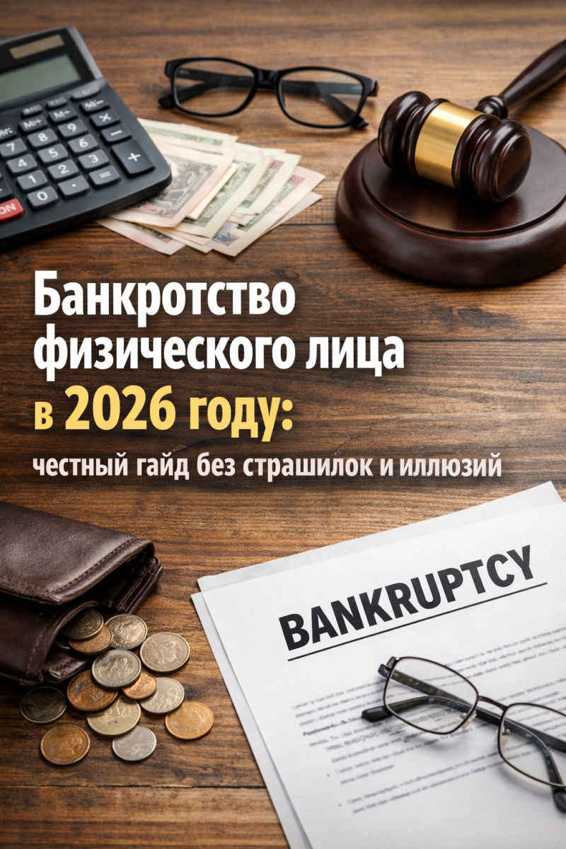 Банкротство физического лица в 2026 году: честный гайд без страшилок и иллюзий